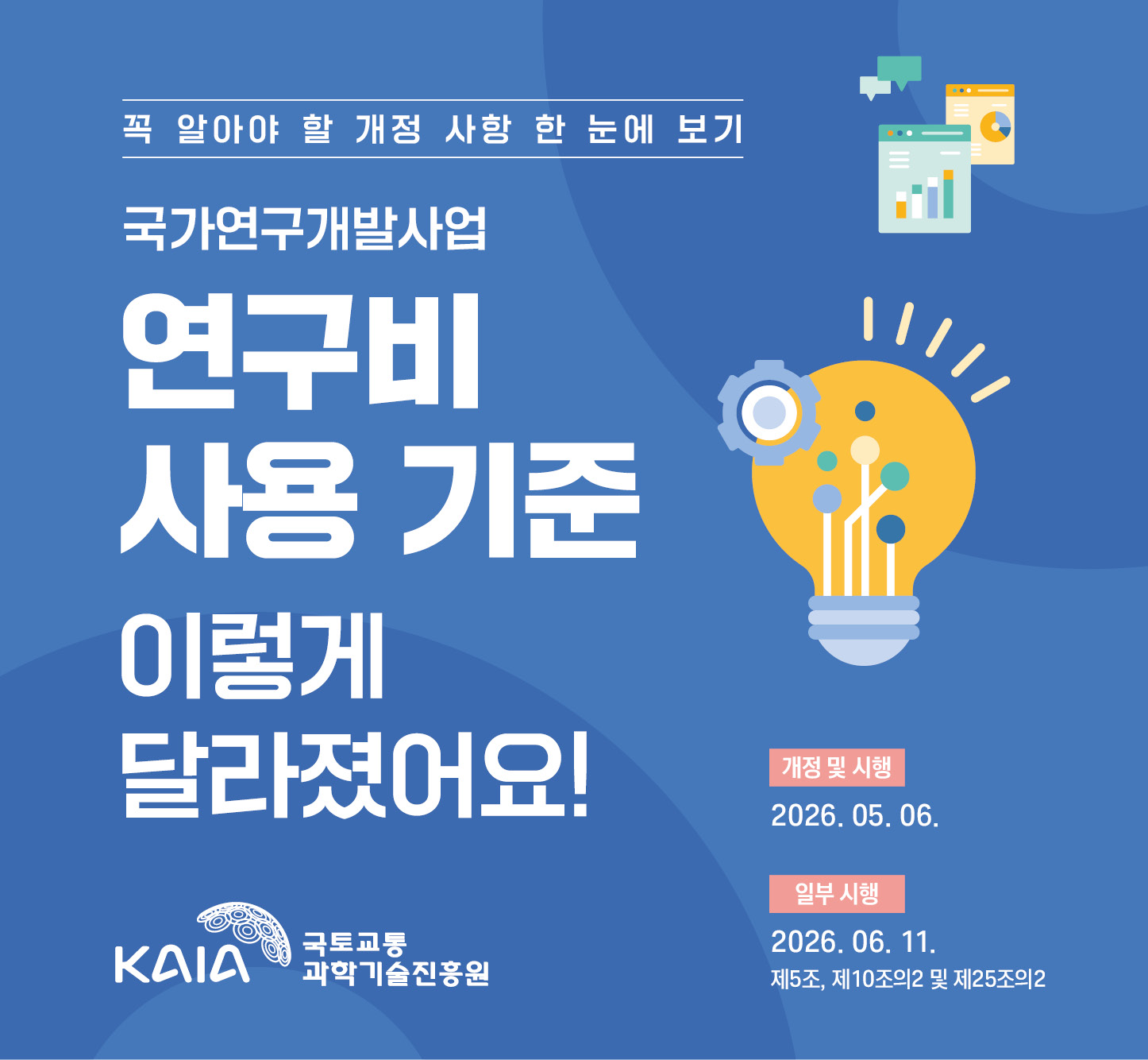 국가연구개발사업 연구비 사용기준 개정