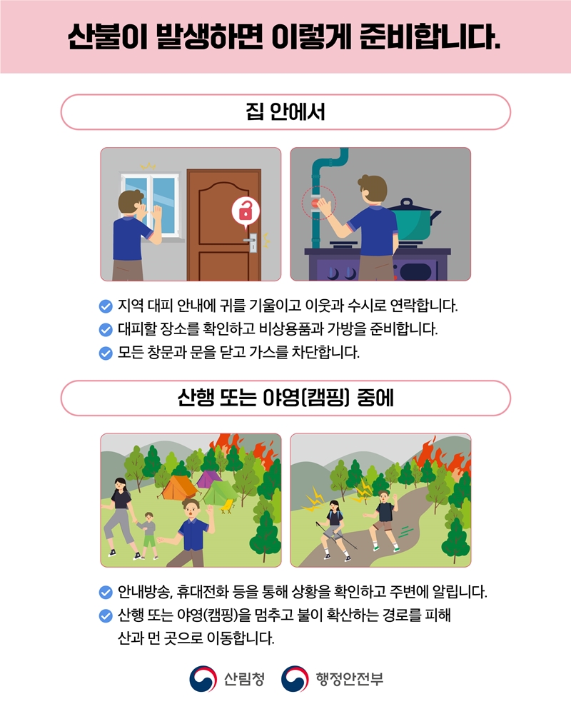 산불발생시 국민행동 요령 썸네일